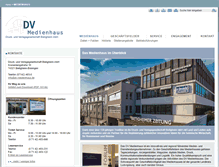Tablet Screenshot of dvmedienhaus.de
